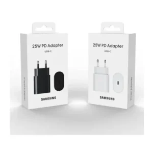 آداپتور شارژر اصلی سامسونگ USB-C با توان 25وات دو پین فست