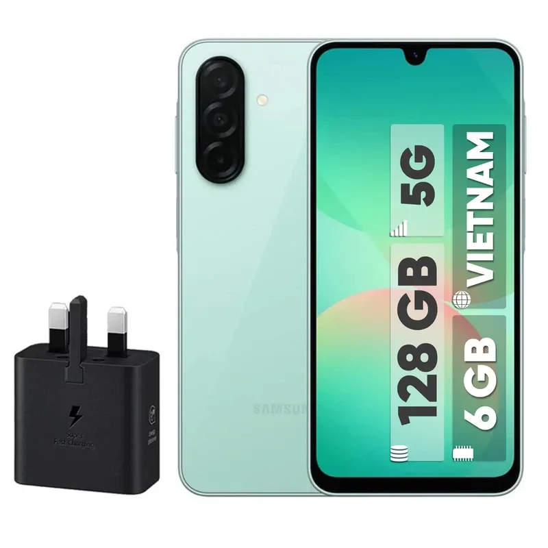 گوشی موبایل سامسونگ مدل Galaxy A26 5G با حافظه داخلی 128 گیگابایت | حافظه رم 6 گیگابایت ویتنام همراه با شارژر 25W